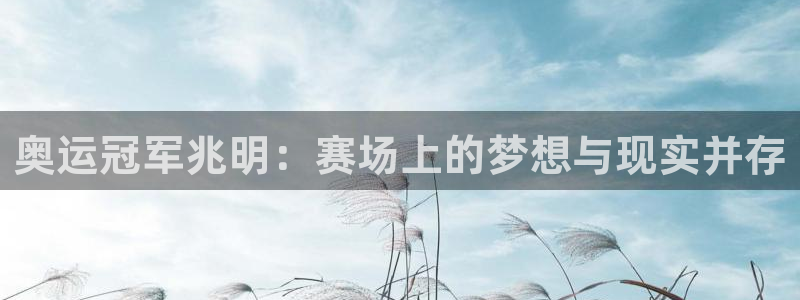 嗨王体育赛事在线直播免费观看高清：奥运冠军兆明：赛场上的梦想与现实并存